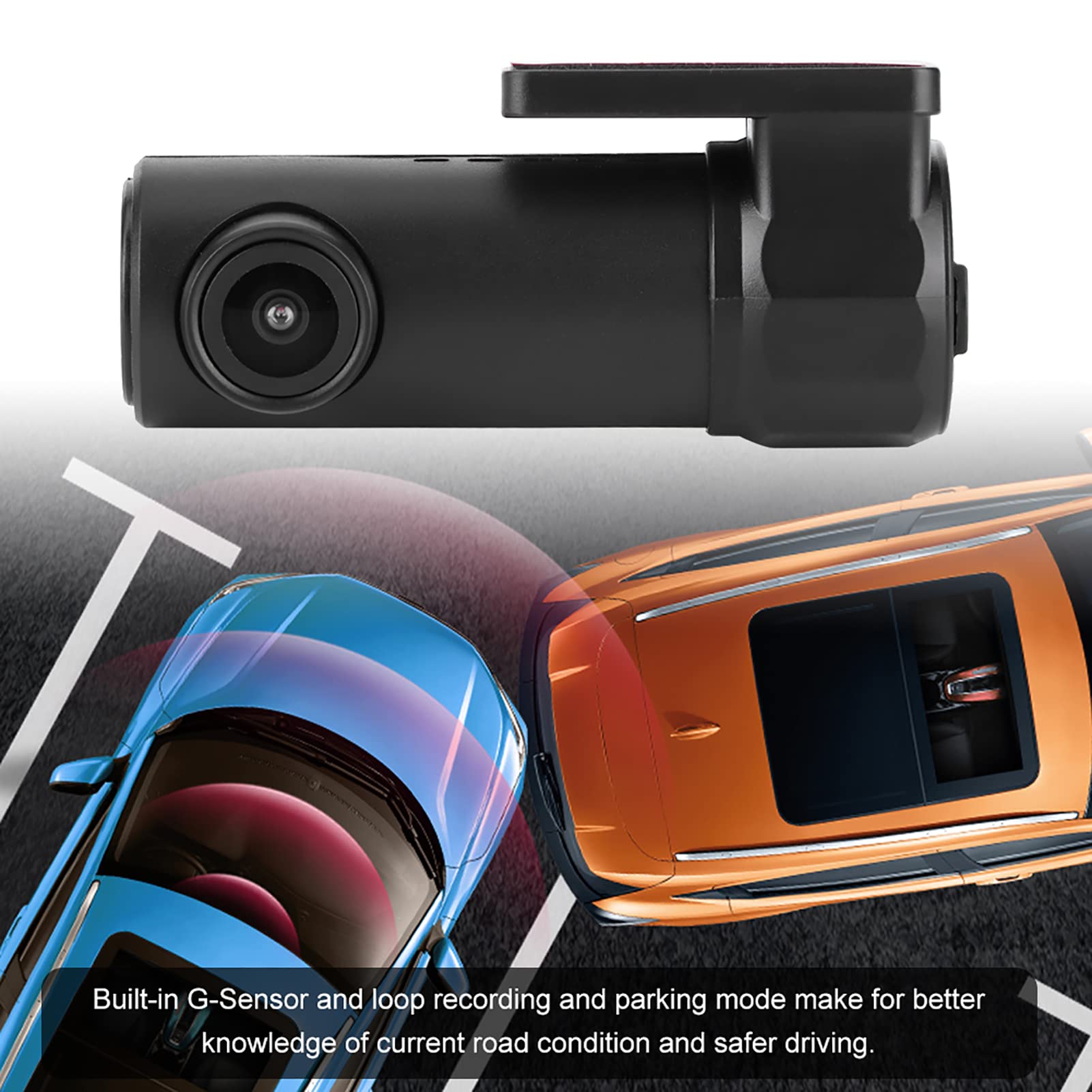 Telecamera da Cruscotto per Auto Registrazione in Loop con