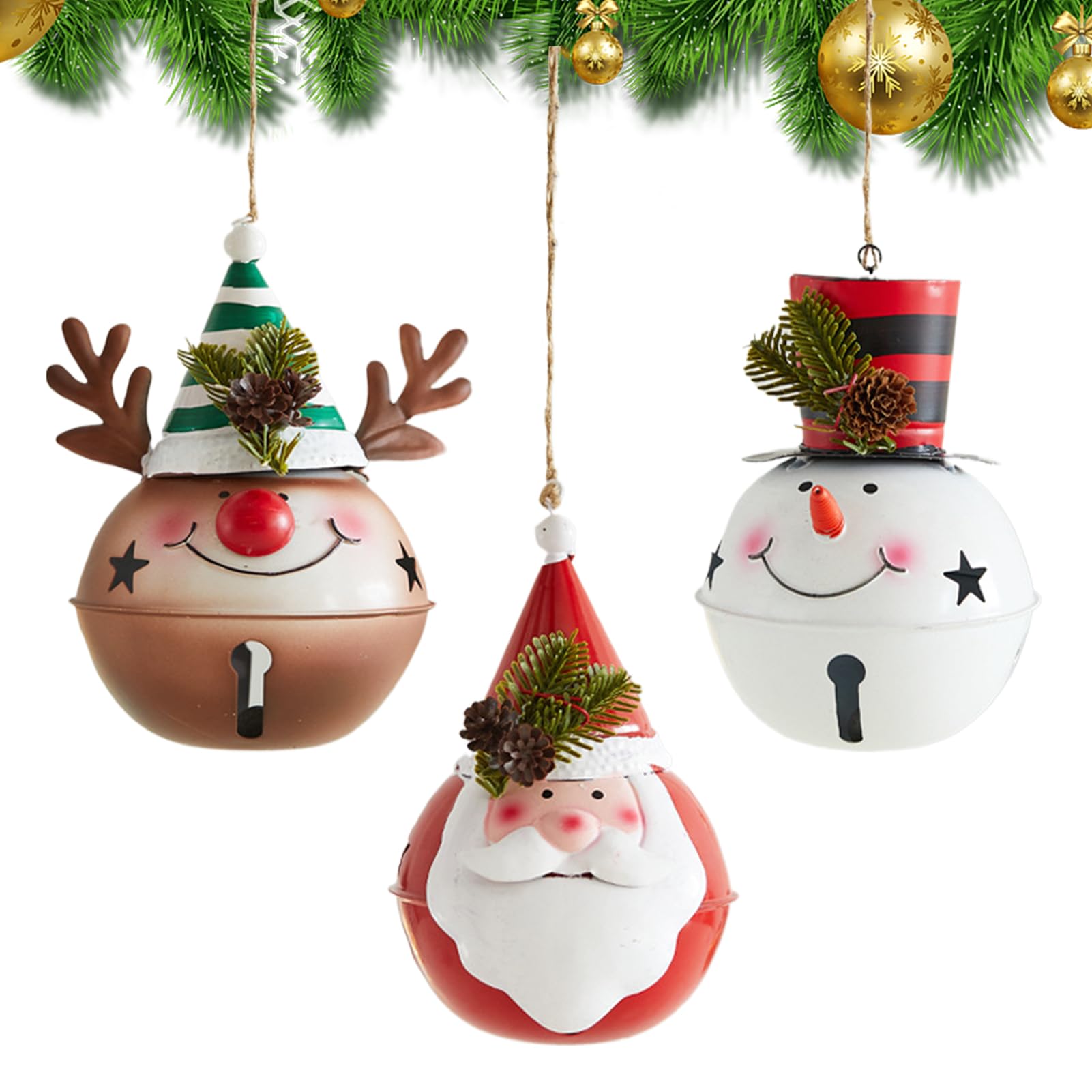 Navideños Bonitos Figuritas Decorativas De 3 Piezas