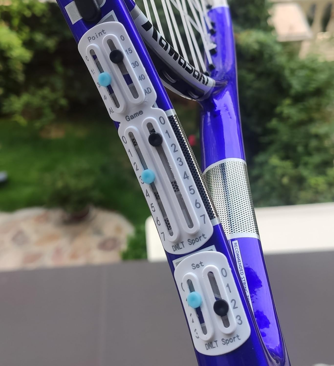 Mini Score Keeper for Tennis Racket and Padel,Easily Mounted Small Score Board to