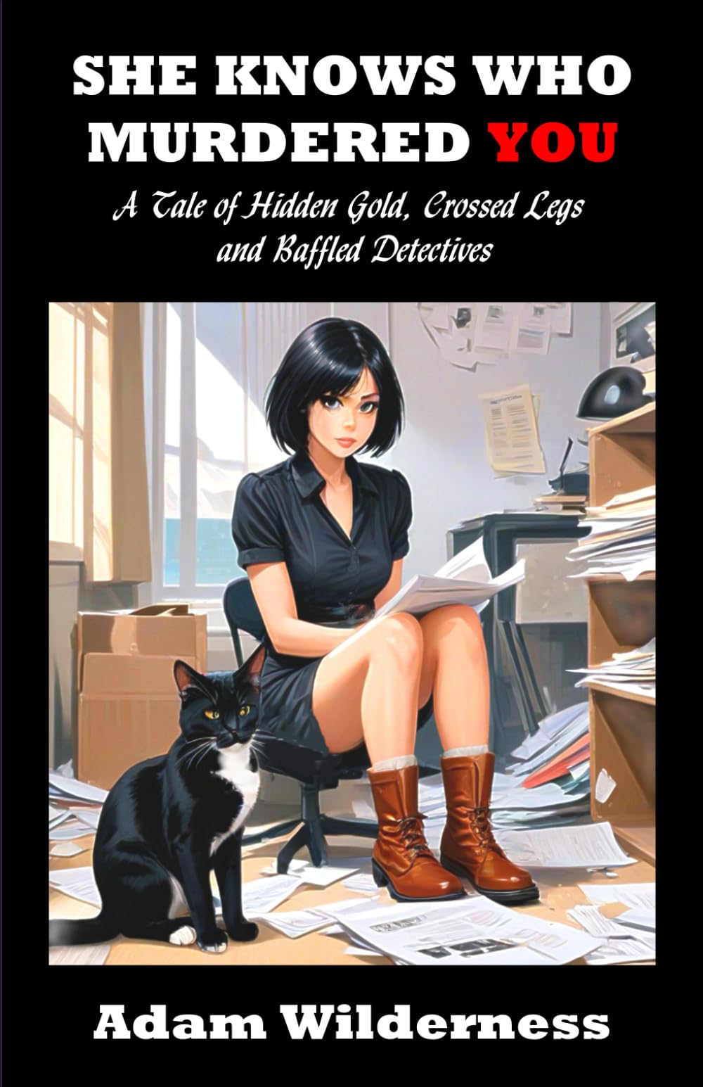 She Knows Who Murdered You: A Tale of Hidden Gold, Crossed Legs and Baffled Detectives (The Tiffany Herring Murder Mysteries)