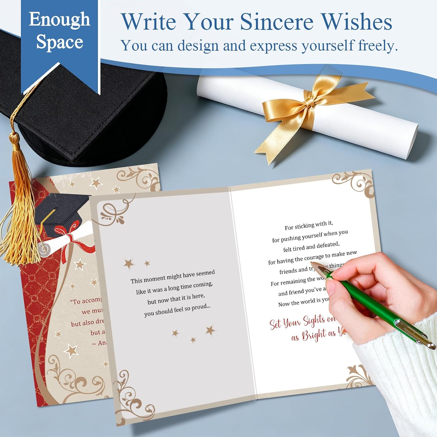 Graduation Congratulations Card for Cousin, High School College Graduation Card for Cousin, Set You Sights on a Future