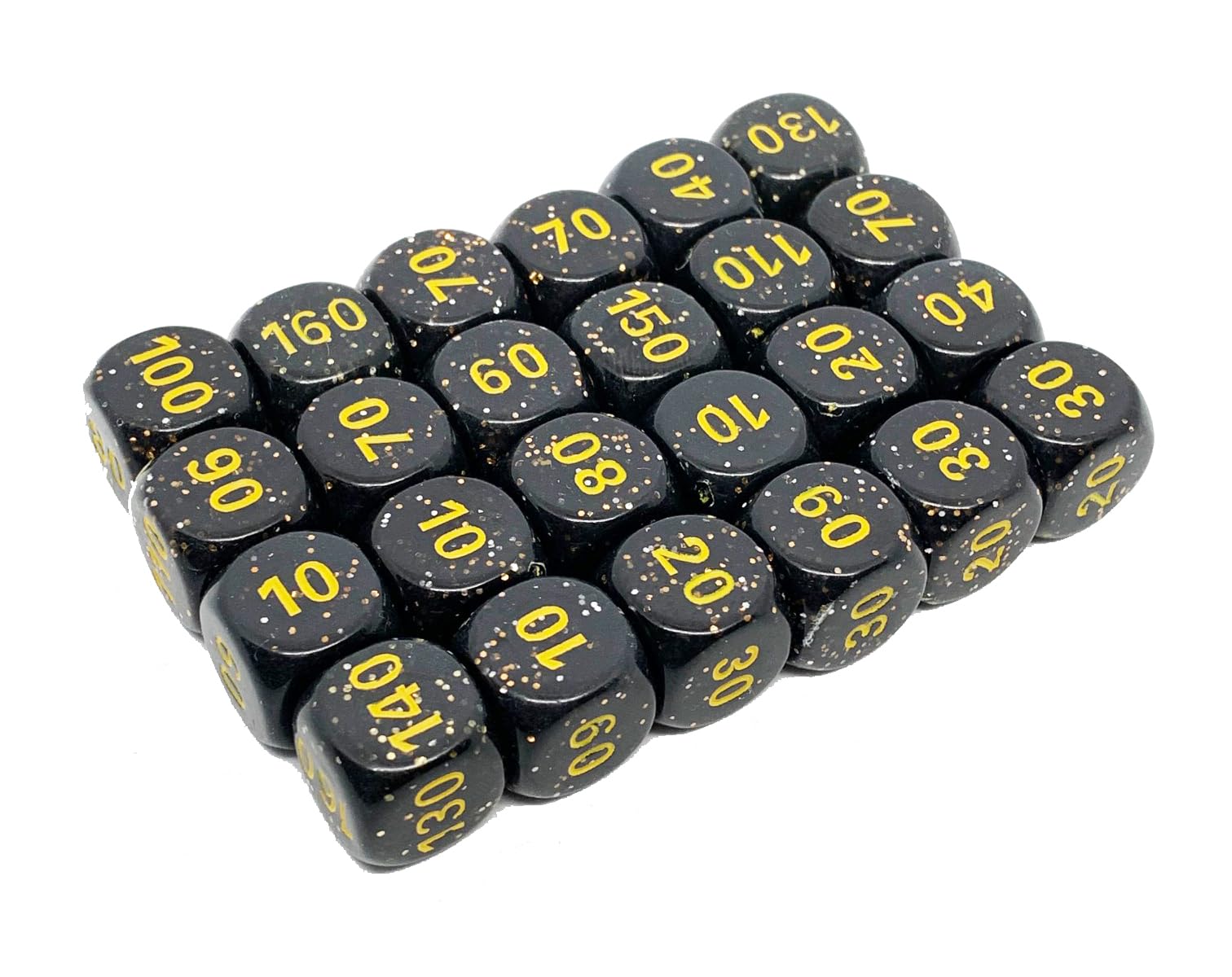 ポケモン - ディー Amazon.com: Pokemon Dice x24 Set - Damage Counters - Black