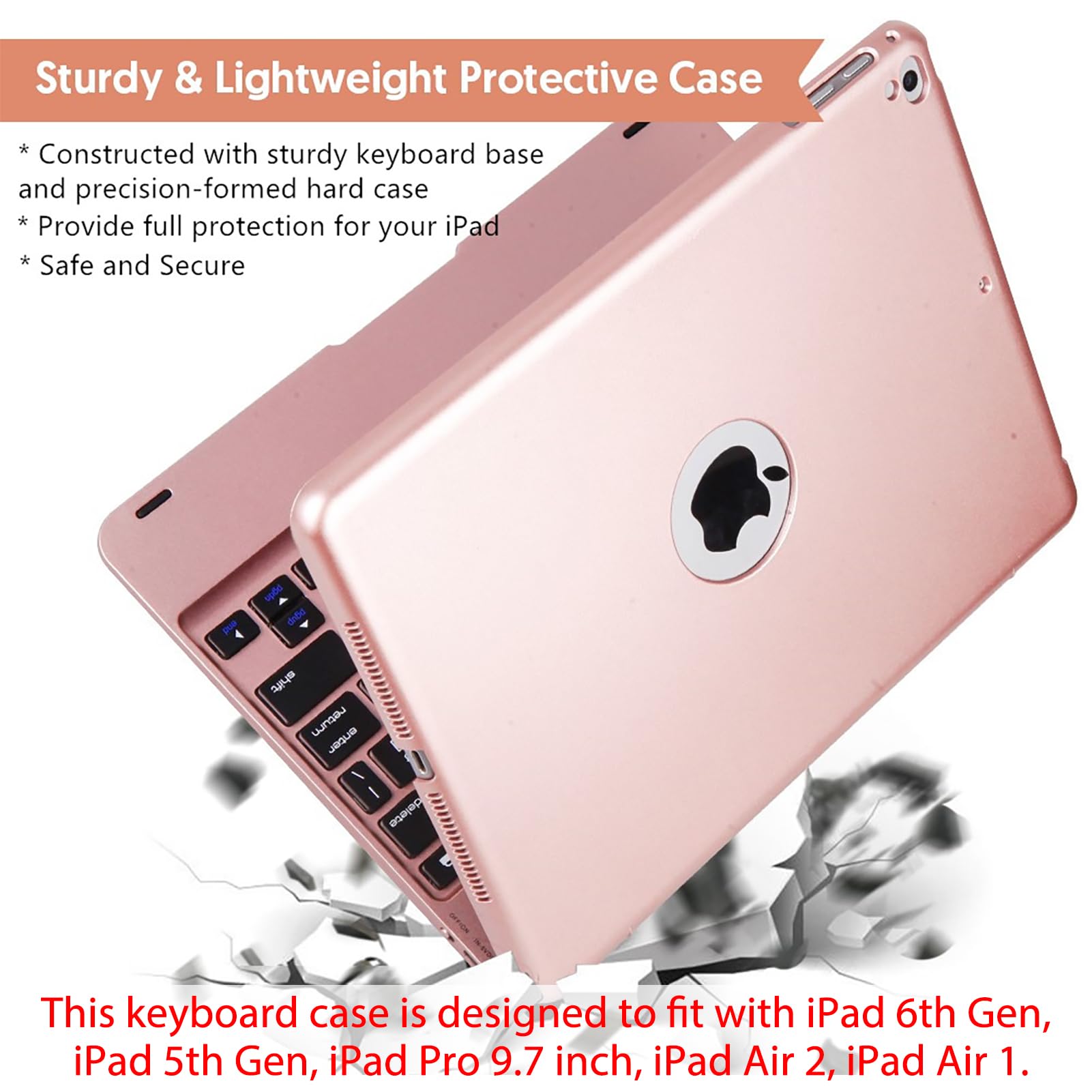キーボード Bluetooth WIRELESS KEYBORD CASE for iPad Amazon.com: Keyboard Case for iPad 9th 8th 7th Generation