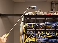 Vista 3 de General Tools 80560 Espejo de inspección con luz LED telescópica, 360 giratorio para visión adicional de 33 pulgadas