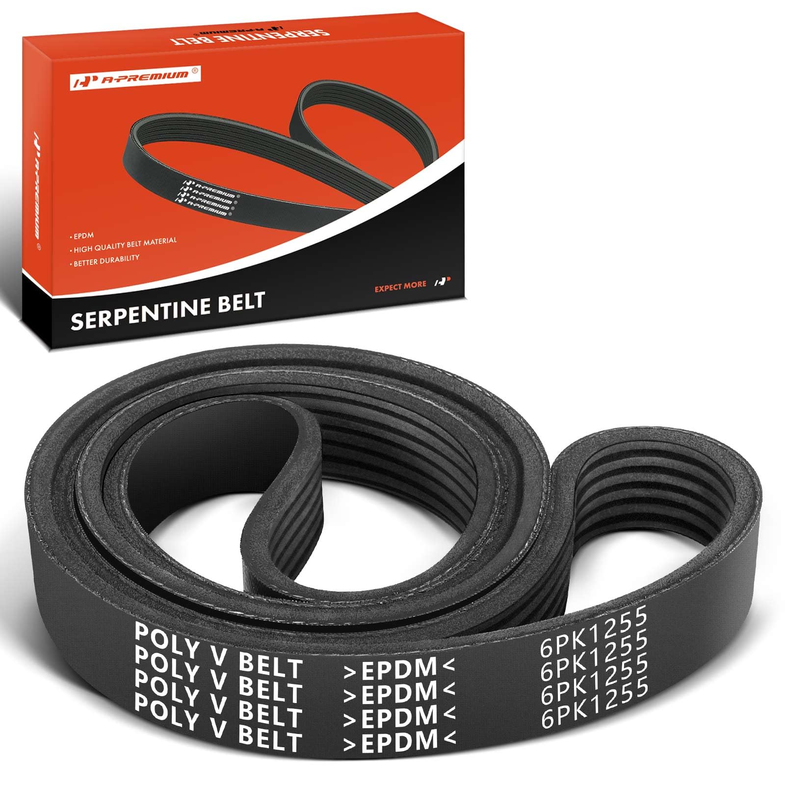 A-Premium 49.45 In Micro-V Serpentine Belt