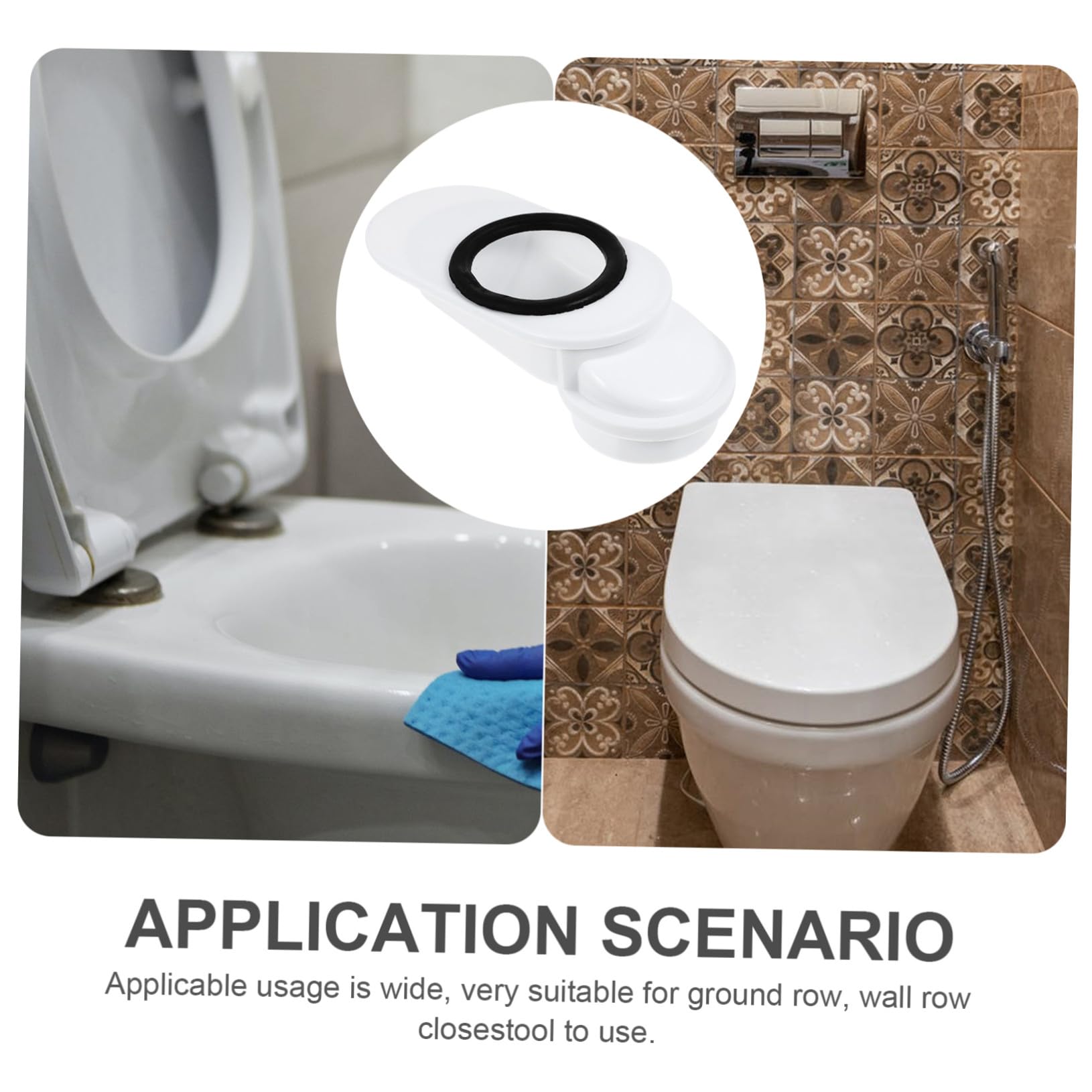 Kit Desplazador de Desagüe para Inodoro Compatible con Salidas Antiobstrucción Antileakage