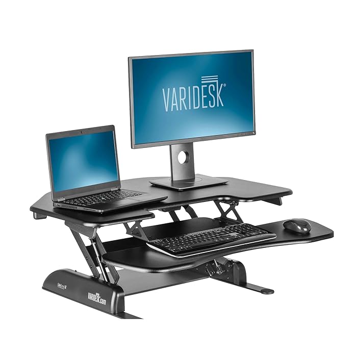 Buy VARIDESK Cube Corner 36 by Vari Height Adjustable Standing Desk