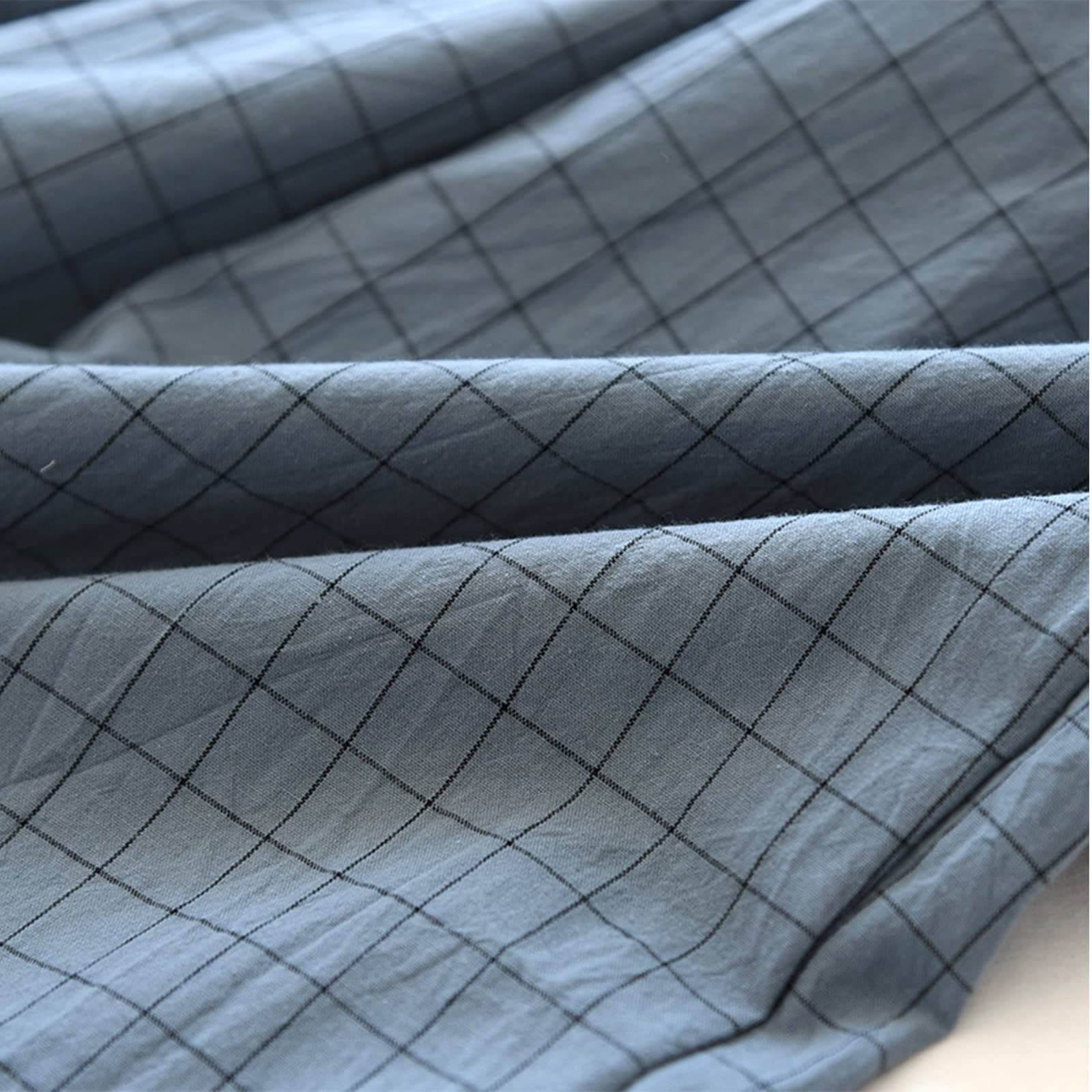 STMAHER Pantalon de pyjama léger en coton pour homme avec poche