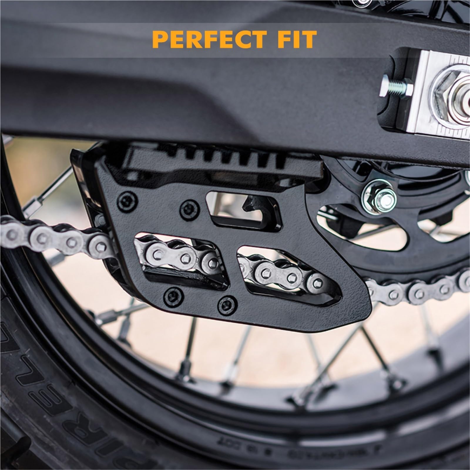 Osłona tylnej tarczy hamulcowej Pasuje do Yamaha Tenere700 Tenere 700 XTZ700 XT700Z T700 2019-2022 2023 2024 prowadnica łańcucha osłona ochrona(C)