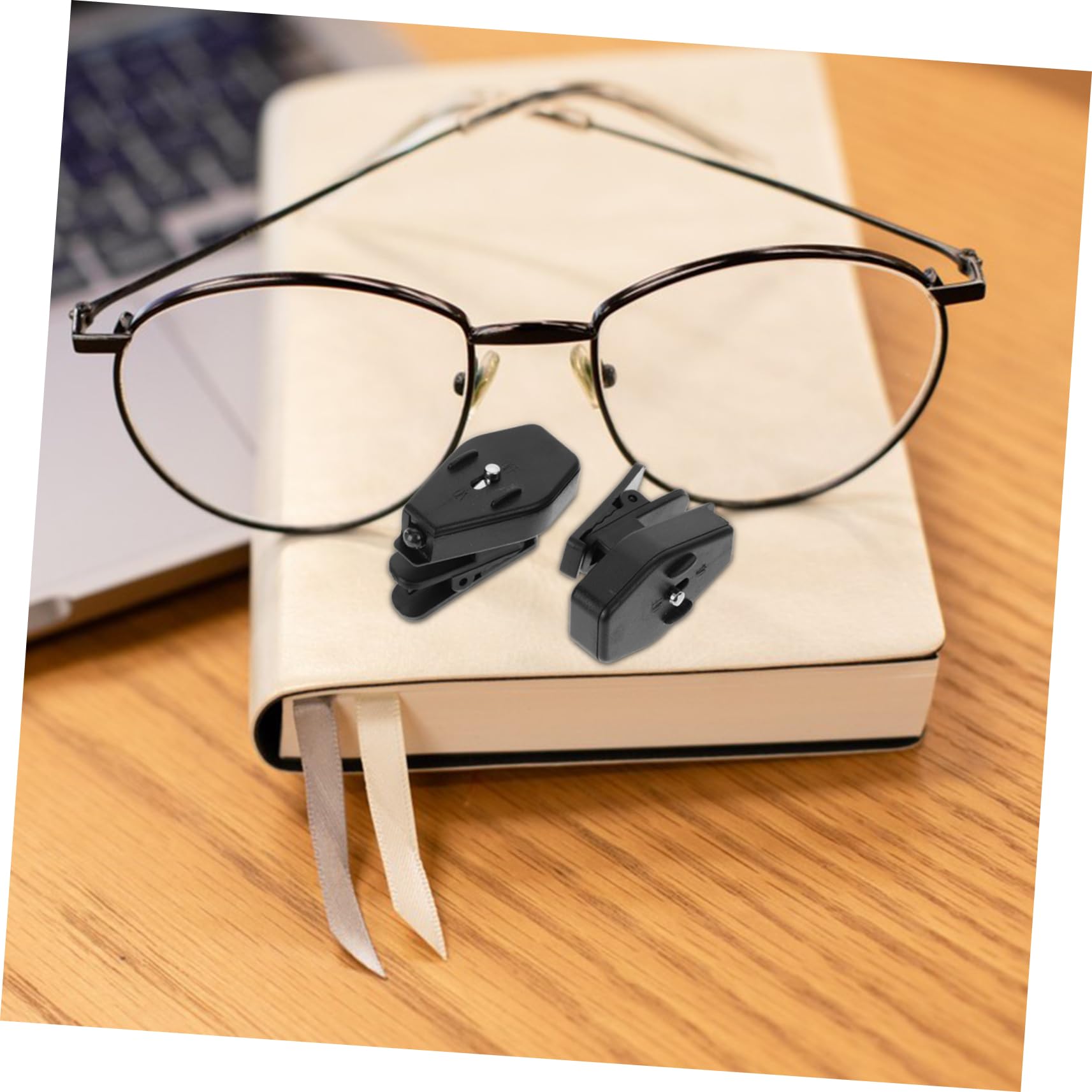 NUOBESTY 2pcs Led Eyeglass Clip Light Portable Reading Lamp for Night Fishing Travel and Crafts Brightness for Hobbyists and Maintenance Tasks
