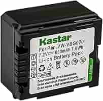 Amazon.com : Kastar 1-Pack Battery Replacement for Panasonic