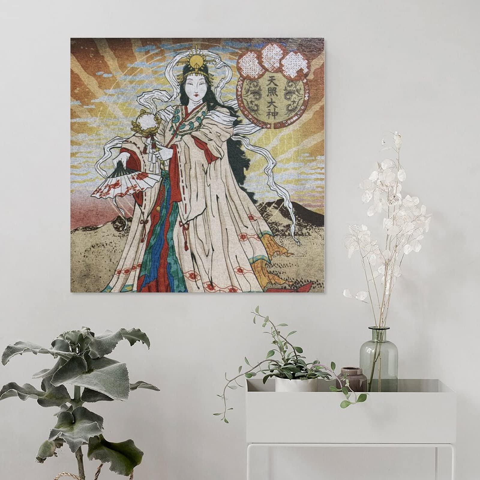 楽天コレクション キャンバスボード 朝日奈＆大神 Amazon.co.jp: 日本神話アマテラスポスターキャンバスポスター