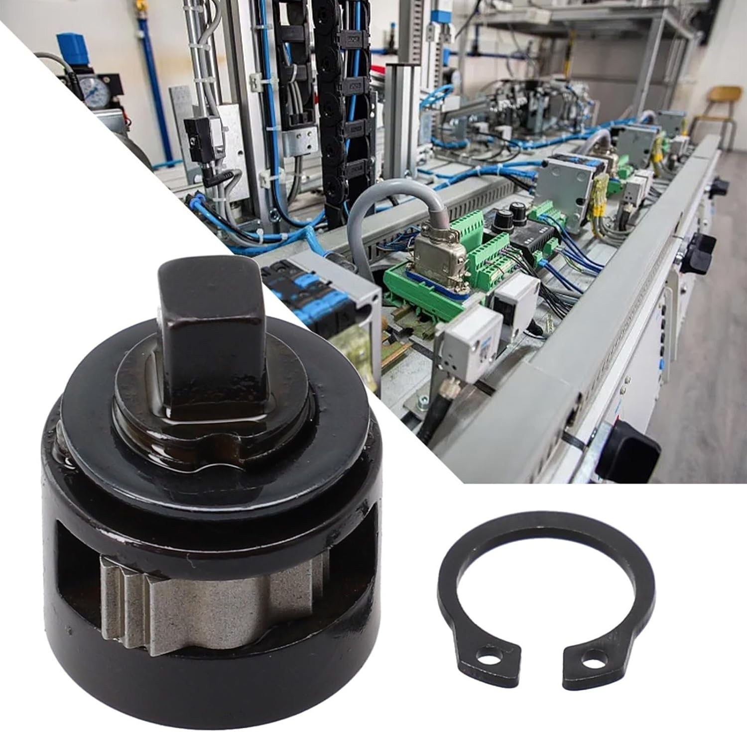 1/4 Inch Ratchet Head Replacement Anvil Service Kit, Tool Steel Drive End Repair Kit Compatible with Milwaukee M12 Cordless Ratchet 2456-20, Durable Ratchet Anvil Service Parts