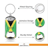 Vista 4 de Jamaica - Llavero abridor de botellas de cerveza - Set de 3 - Lata