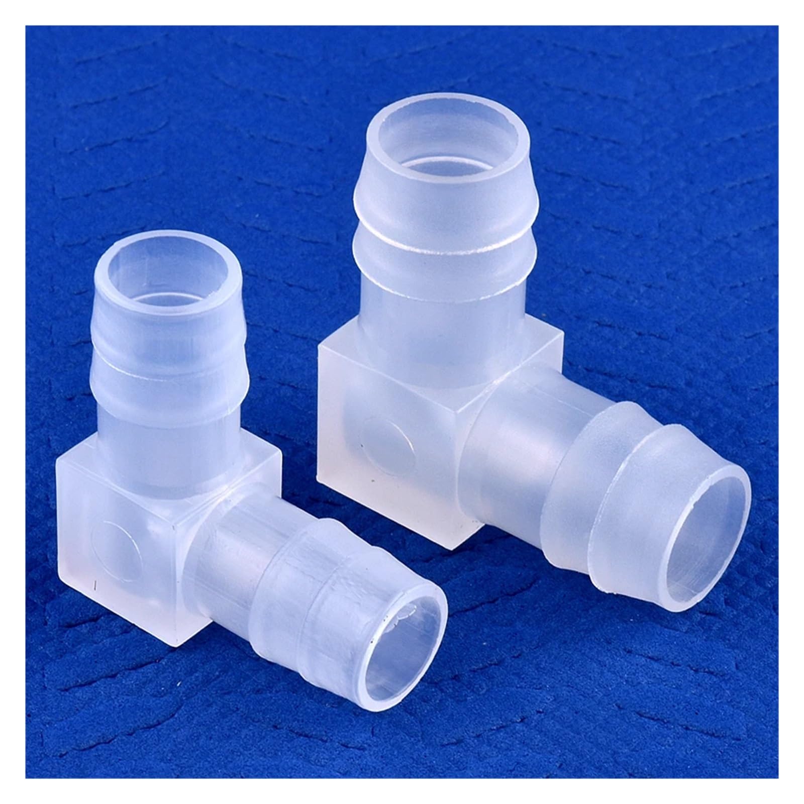 5~200 pezzi OD 4~20mm PP connettori a gomito da 90 gradi for acquario serbatoio for pesci giunto pagoda pompa 'aria aeratore raccordi giunti for tubi flessibili(18x18mm,50 Pieces)