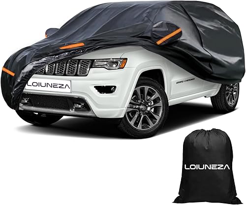 Funda para automóvil para Jeep Cherokee, 210D, Oxford, impermeable, para todo tipo de clima, cubierta exterior completa para exteriores con puerta
