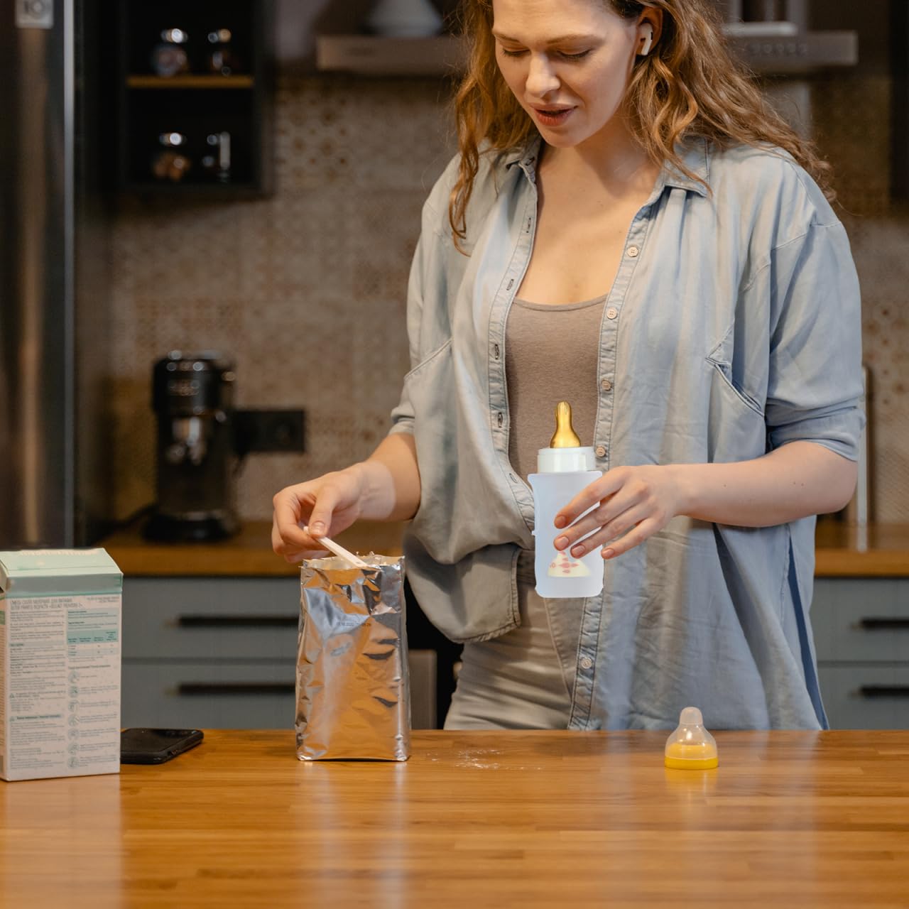 4 fundas anticaídas para biberones, protección de alimentación para botellas de leche, cubierta y antideslizante para beber de forma segura, adecuada para diferentes tamaños de