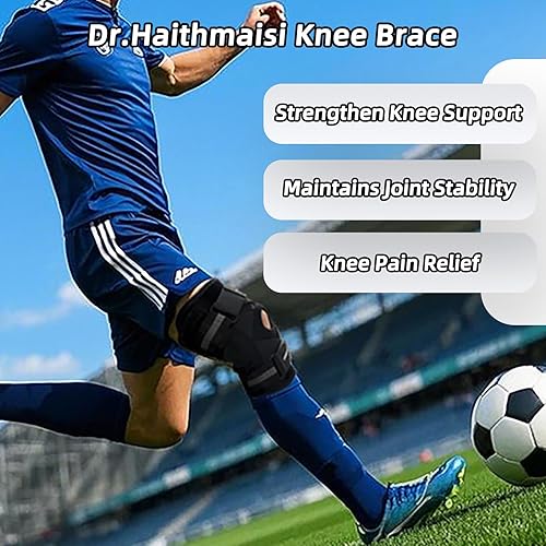Miniatura 3 de Rodillera profesional para hombres y mujeres, soporte con bisagras para dolor de rodilla, artritis, desgarro de menisco, lesiones de ACL,