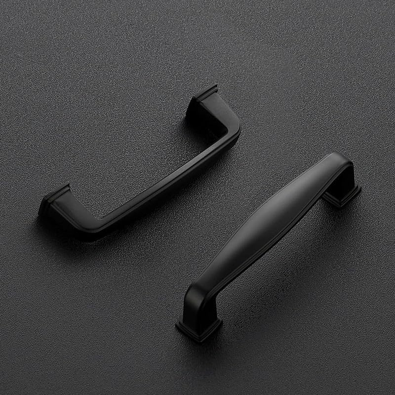Image of Ravinte Matte Black Pulls Kitchen Cabinet Handles 3 Inch 10 Pack