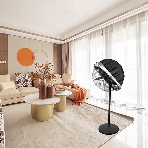 Miniatura 9 de Cubierta impermeable a prueba de polvo para ventilador de piso industrial resistente al aire libre