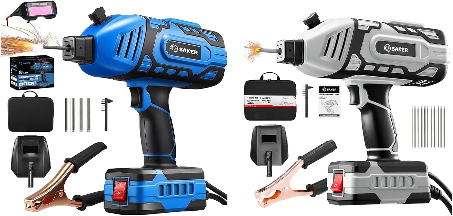 Saker Portable Electric Welding Machine(grey)-Saker Portable Welding Machine(blue)