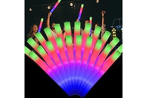 Lifebetter 42 Pieces Party Flashing Light Foam Sticks