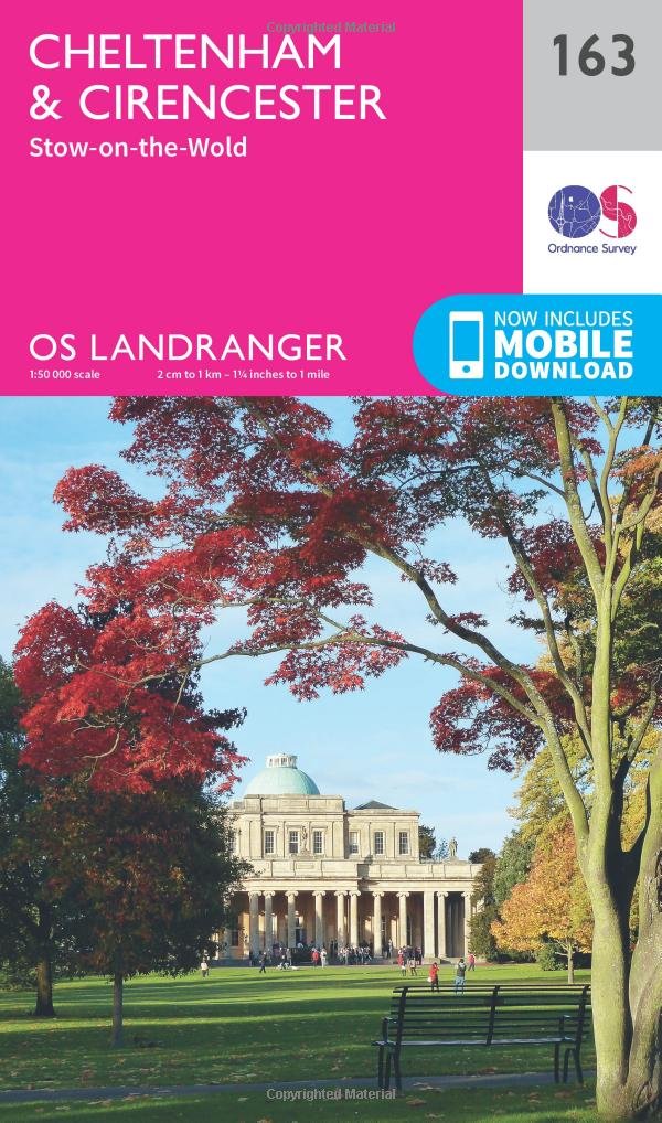 Cheltenham & Cirencester Map | Stow..., Ordnance Survey Map (5017)