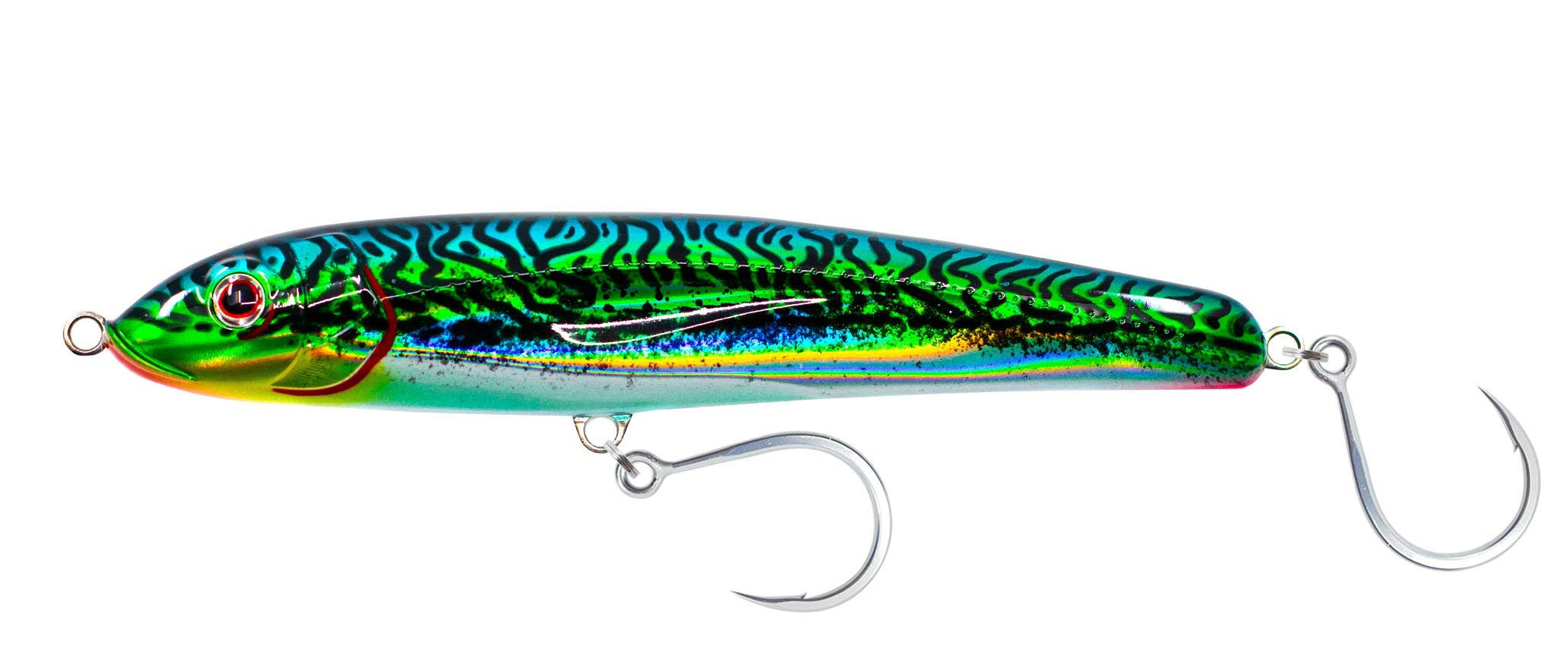 Nomad Design Riptide Floating, Unisex, SGM Makrele, Silbergrün, 105 - 4" Fast Sink - 1.5oz