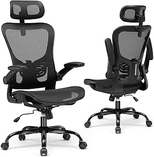 GTPLAYER Office Chair, Home Ergonomic Desk Chair with High Back Mesh, Me...