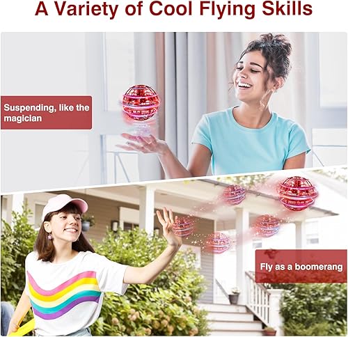 Miniatura 8 de Bola de orbe voladora, juguete de bola Galaxy mejorado 2024, bola flotante de boomerang controlada a mano, spinner volador con trucos infinitos,