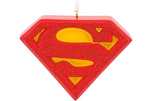 Hallmark DC Comics Superman Shield Christmas Tree Ornament