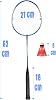 11 Parça Çantalı Set Badminton Raketi Seti 2 Raket + 8 Top + Çanta Amatör Raket Top Seti