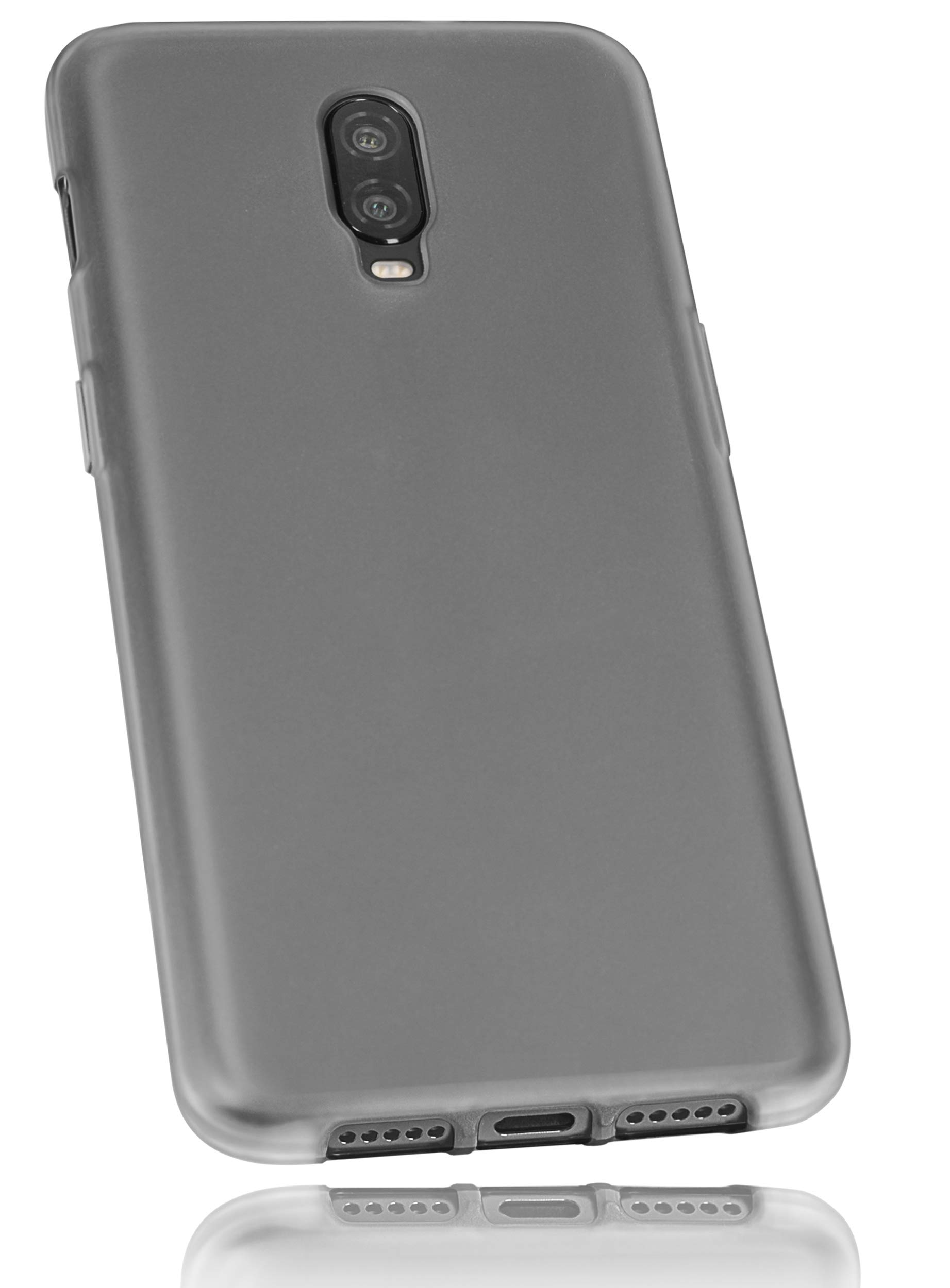 Mumbi Cover Trasparente Nera Per OnePlus 6T – Custodia Protettiva Morbida In TPU, Sottile E Precisa. Mantiene L'accesso A Tutti I Pulsanti E Proteggere Da Urti E Graffi.