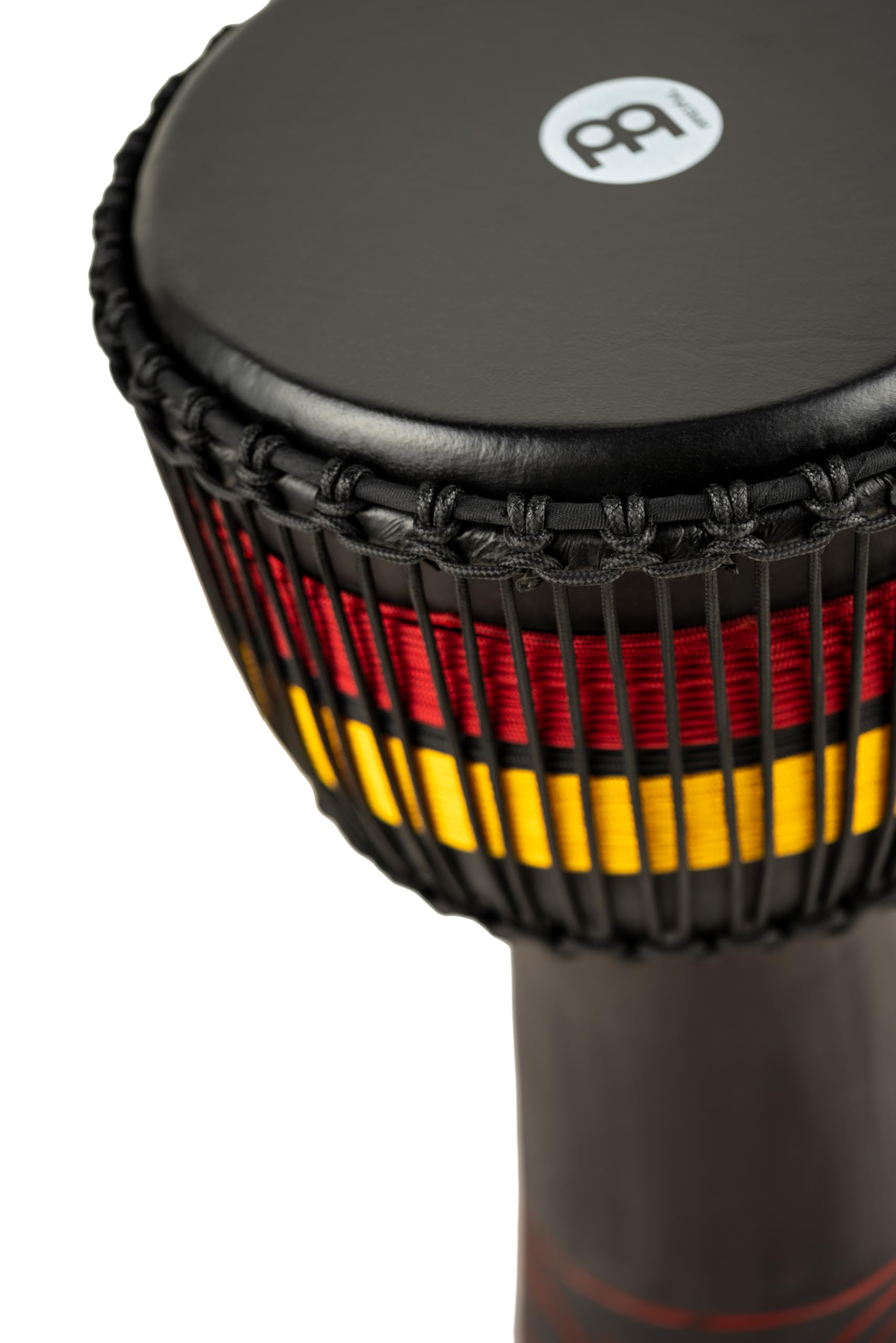 Meinl Percussion African Style Djembe – Très Grande Percussion à Main – Avec Peau de Chèvre – Diamètre 13 pouces – Acajou, Multicolore (ADJ7-XL)
