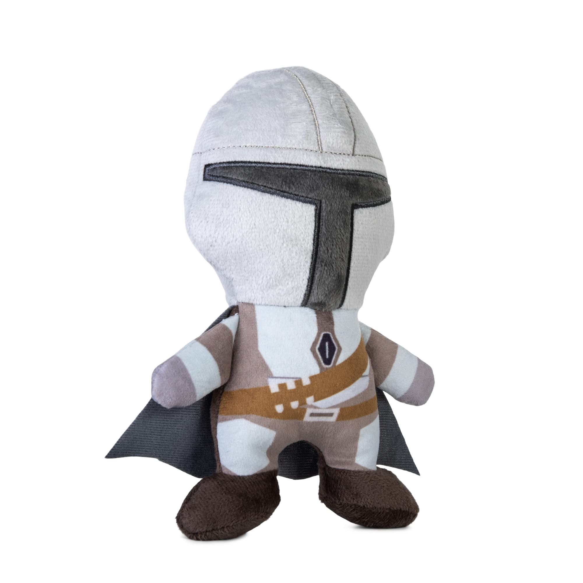 Star Wars for Pets Mandalorian Plüschfigur Hundespielzeug – weiches Quietschspielzeug aus Stoff für alle Hunde – offiziell lizenziert – 15,2 cm
