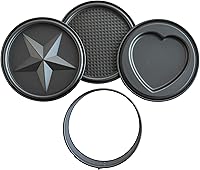 Vista 6 de Nordic Ware Molde para hornear antiadherente cuadrado de 2 piezas, capacidad de 14 tazas, molde para hornear pastel de queso con parte inferior