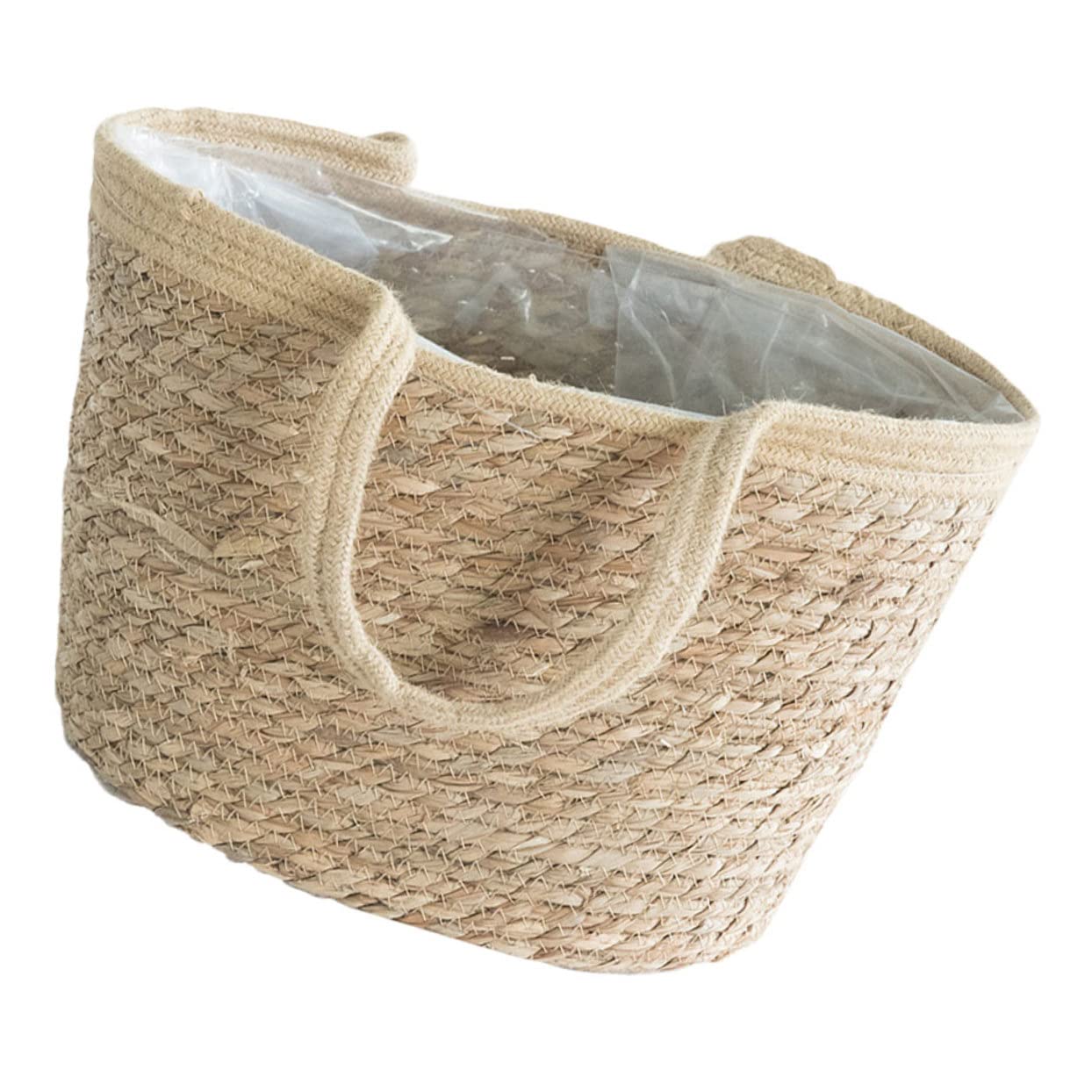 Panier tressé pour plantes : la solution de rangement maison léger