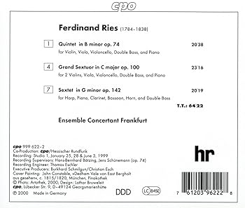 アート・デザイン・音楽 Ferdinand Ries /Quintett h-Moll op. 74 アート・デザイン・音楽 Ferdinand Ries /Quintett h-Moll op