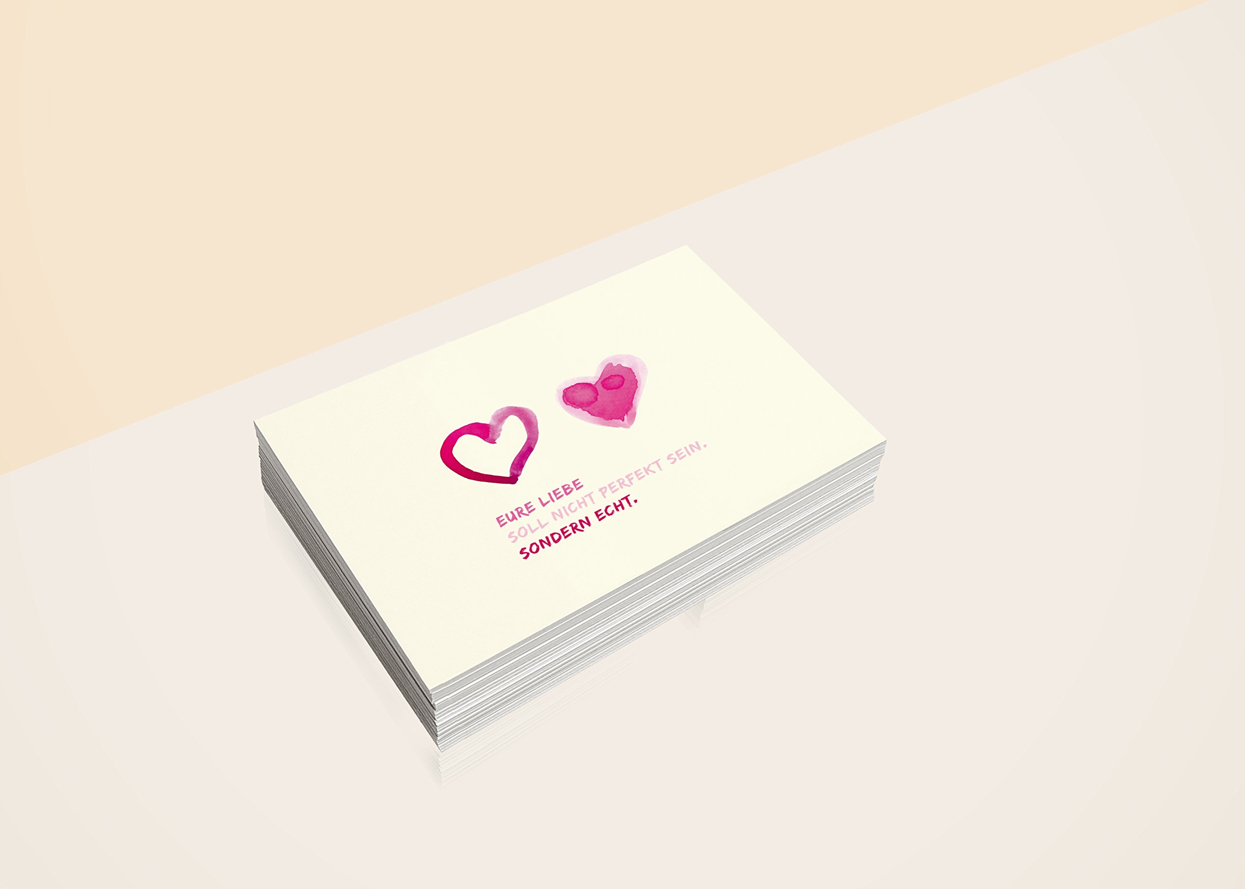 Kipitan 52 Postkarten für die Hochzeit als kreatives Hochzeitsgeschenk: Jede Woche eine DIN A6 Postkarte als Gästebuch-Alternative – Hochzeitsspiel & Geschenkidee