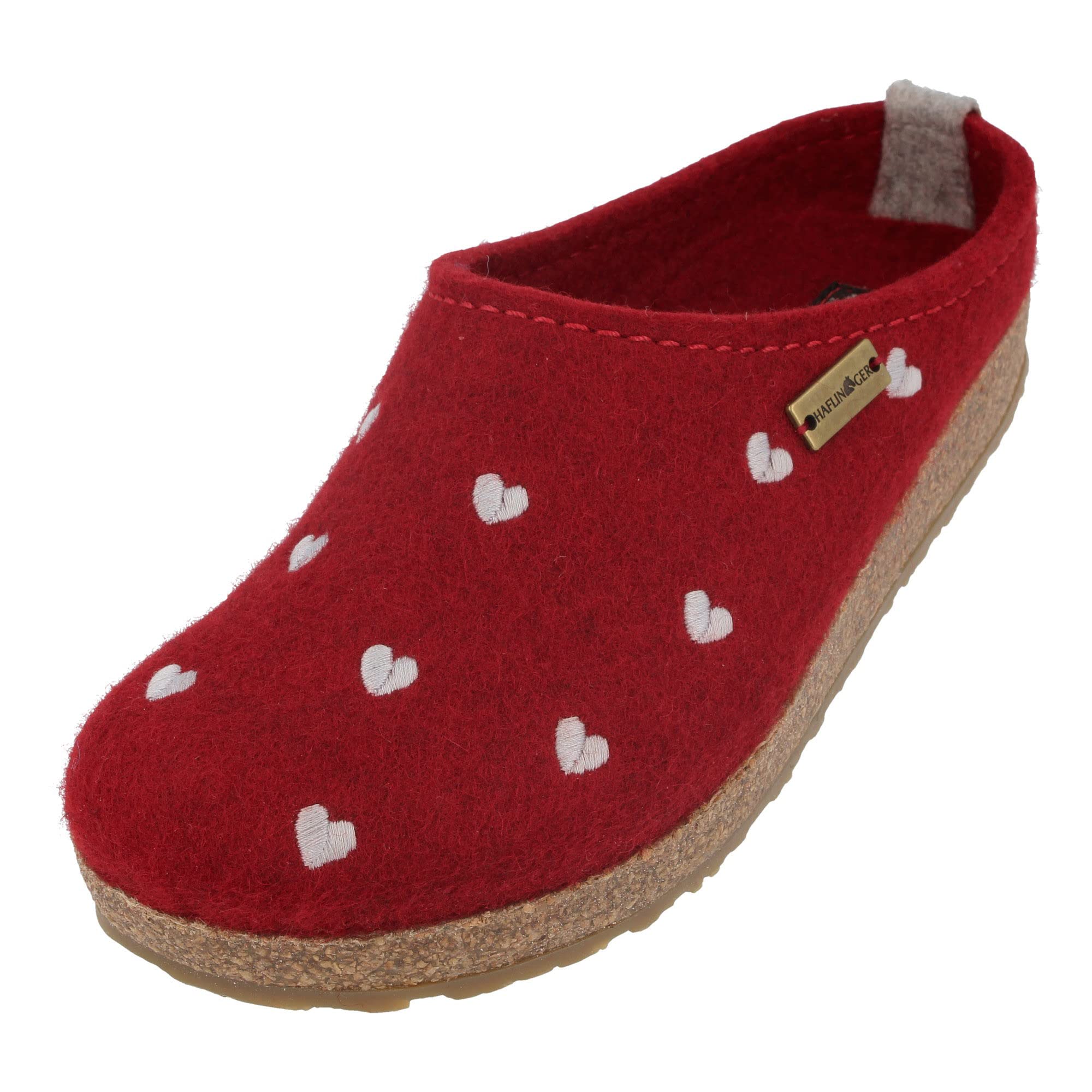HAFLINGER Grizzly Cuoricini 741031 Chaussons Femme