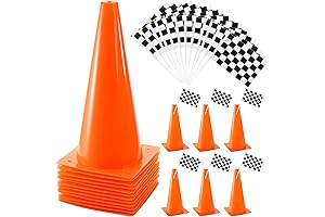 Bekith 12 Inch Safety Cones: Enhance Safety and Visibility for Outdoor Activities