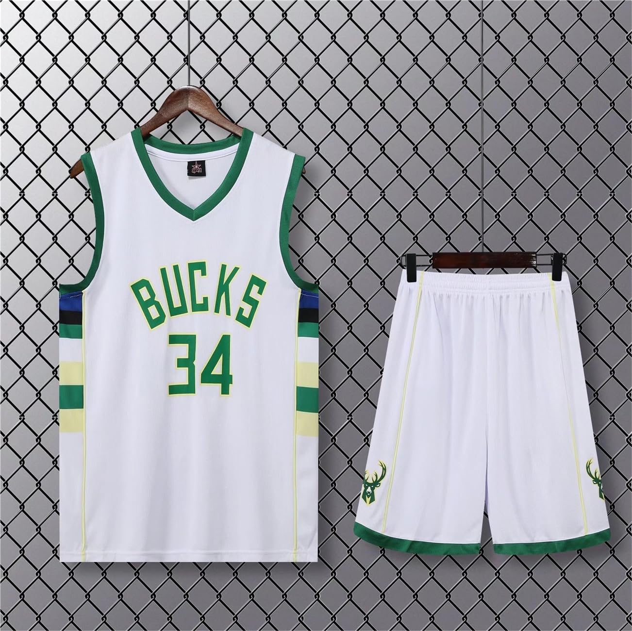 34# Juego de camiseta de baloncesto para niños, camiseta deportiva para niños, chaleco de baloncesto sin mangas, camiseta y pantalones cortos, juego de deporte, chándal de verano, regalos para