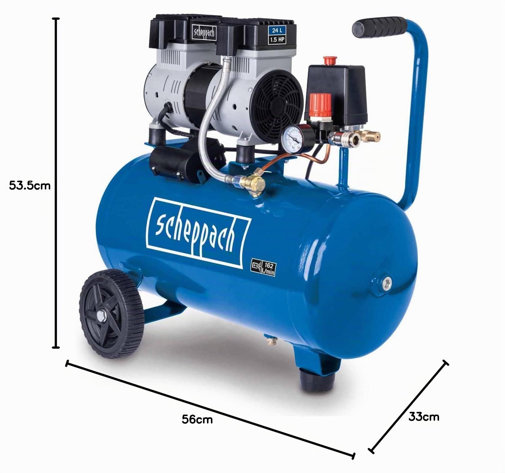 Compressore silenzioso Scheppach HC26Si