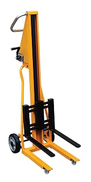 Vestil HWL-260 Steel Portable Mini Stacker 260 Lb. Capacity Yellow/Black