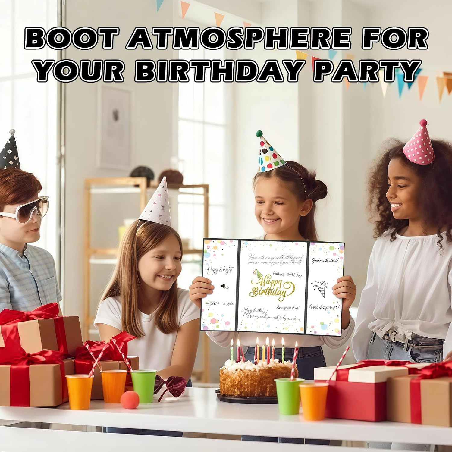 Happy Birthday Decorations for Men, Black Birthday Guest Book Alternatives