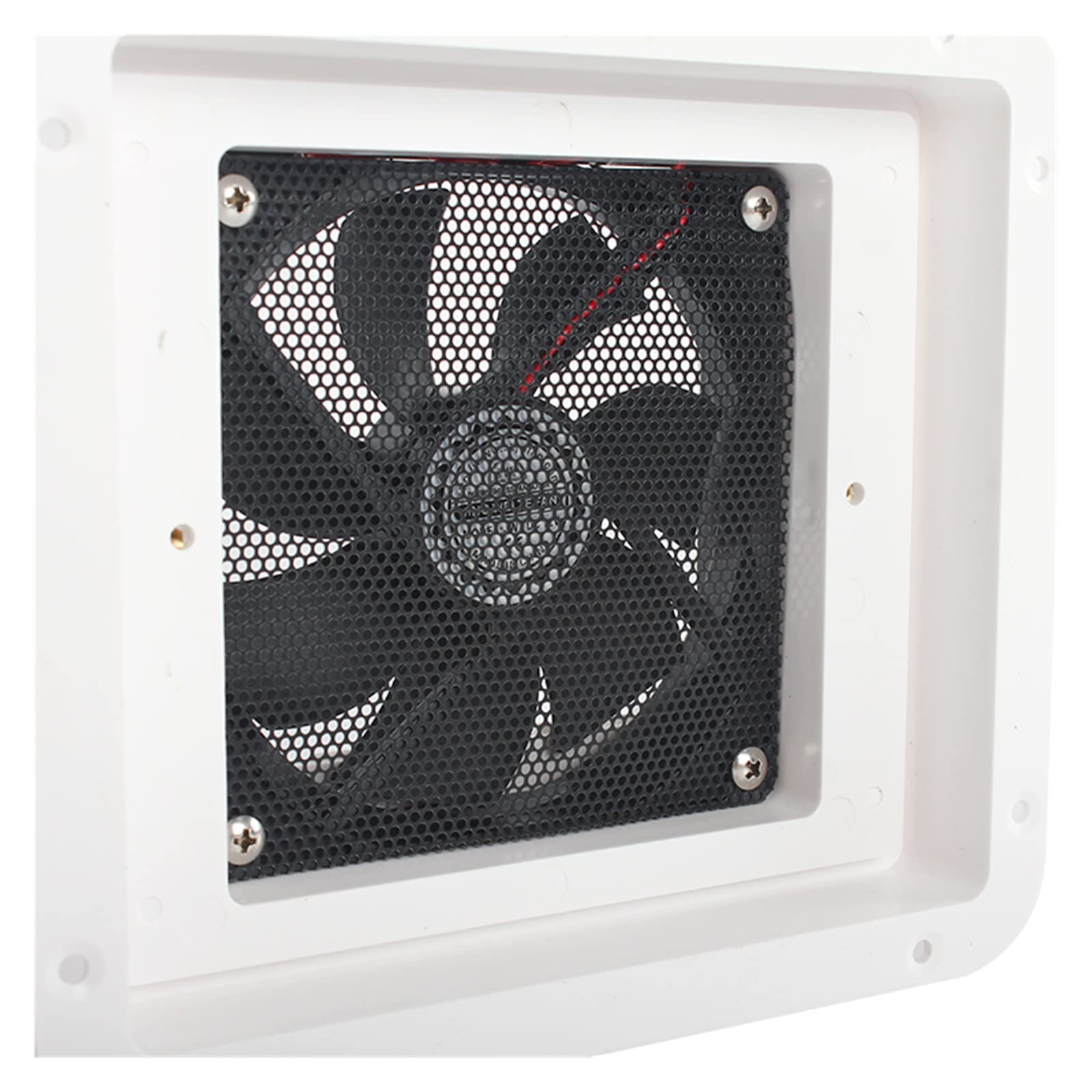 Kogedss 2 12V 4W Fridge Vent With Fan For Rv Trailer Caravan Side Air Strong Wind Exhaust Automobile Accessories Car Styling Camper(Strong Wind)