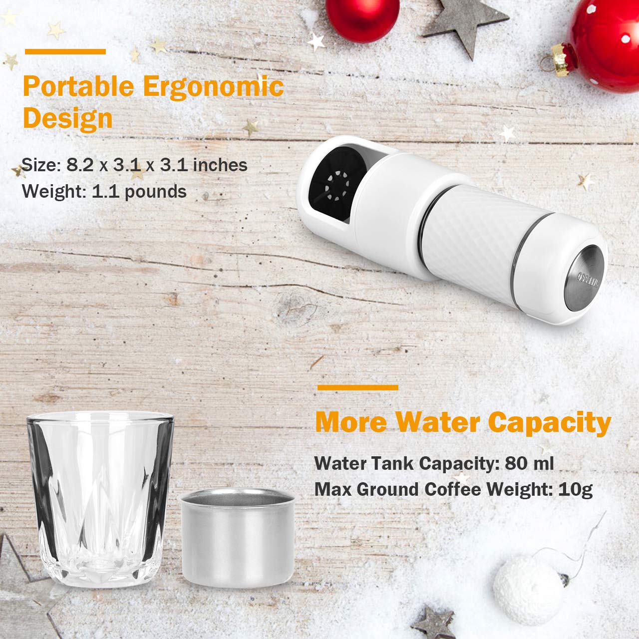 Buy STARESSO Portable Espresso Machine Manual Espresso with Rich