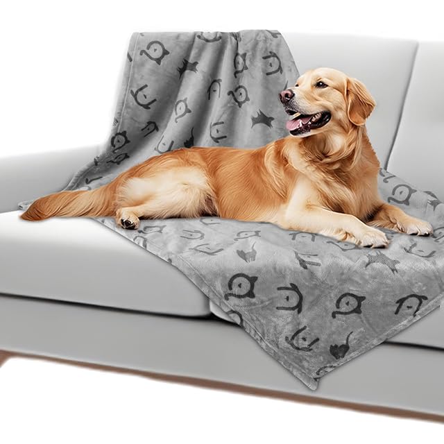 Foto 8 de 8 de Nobleza Manta Impermeable Perro, L 127 x 100cm Suave y Esponjosa Manta Mascota