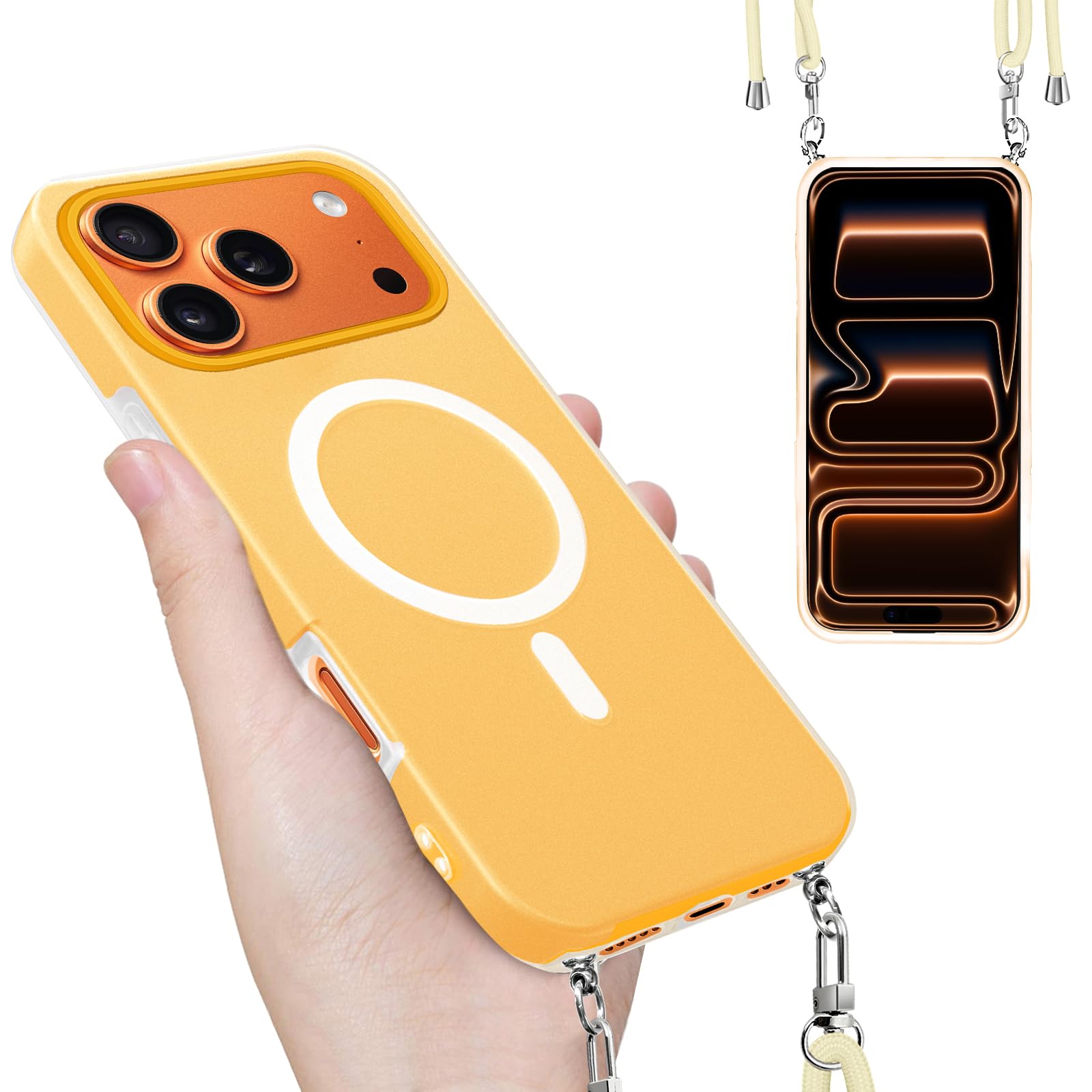 Amazon.co.jp: iPhone 17 Pro Max 用の ケース MagSafe対応 バンパー