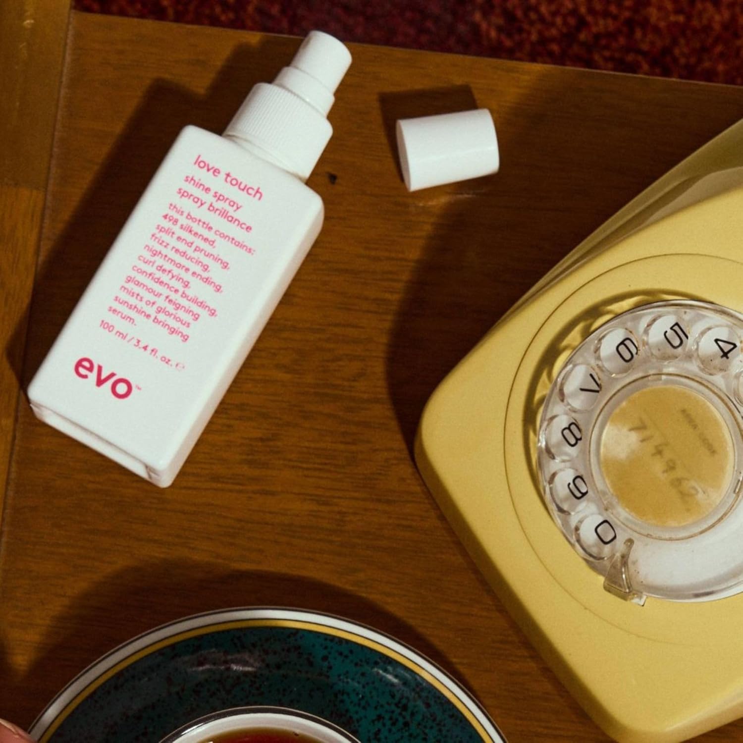 EVO Love Perpetua Shine Drops, Anti Frizz Hair Smoothing Serum for Thick & Coarse Hair - Seals Cuticles, Softens & Polishes - 1.7 fl oz